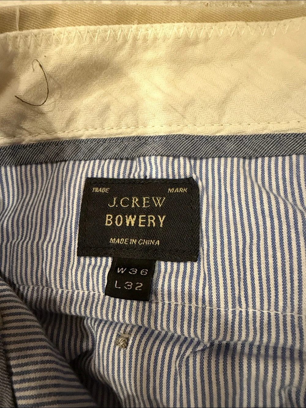 J. Crew Men's Khaki Chinos - Light Beige